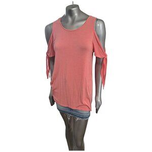🪻BOGO🪻 Zenana Outfitters Cold Shoulder‎ Tunic Top - Super Soft Sz Med